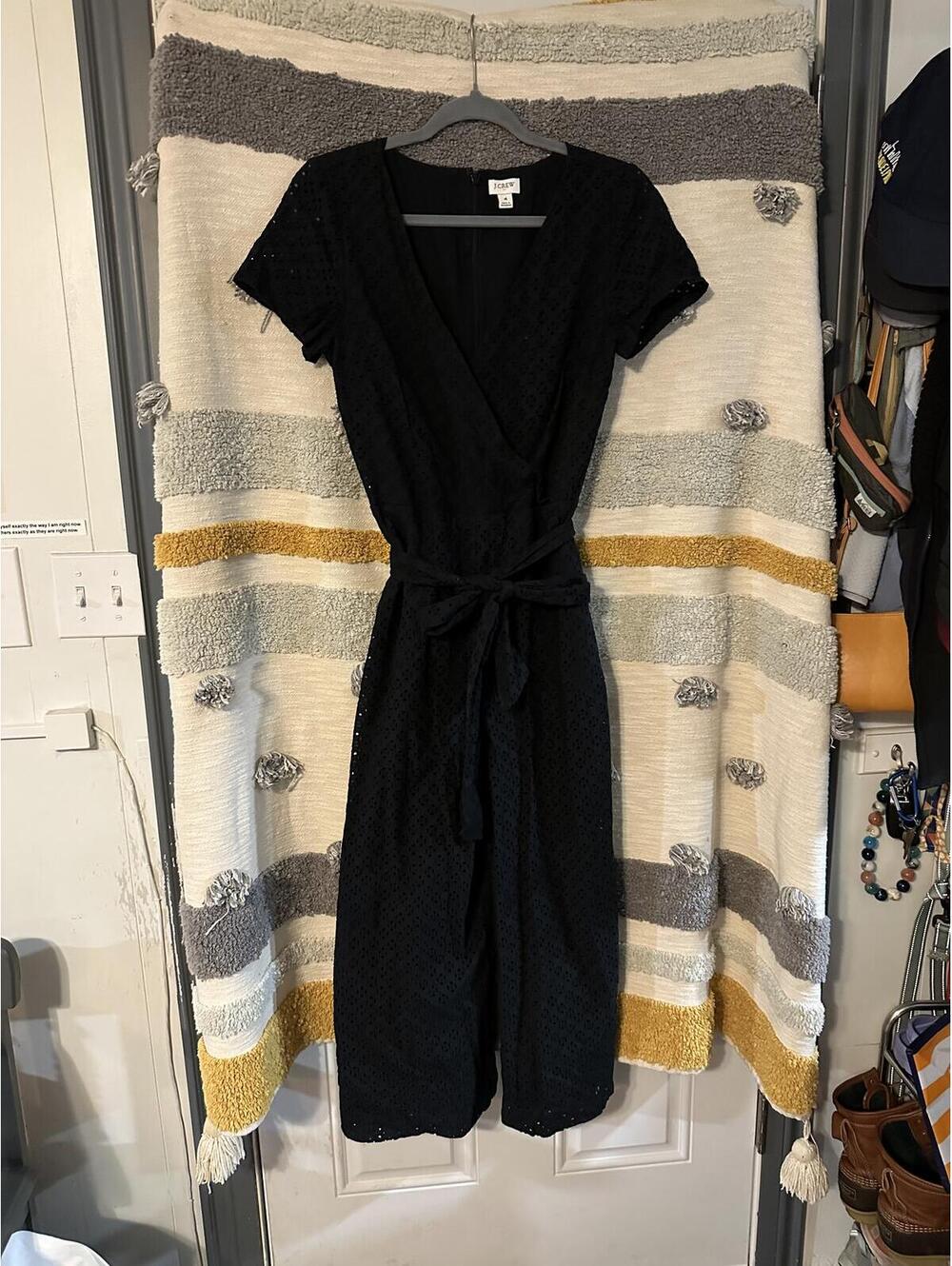 J.Crew Eyelet Wrap Jumpsuit | Size 4 | Like New — Worn Once